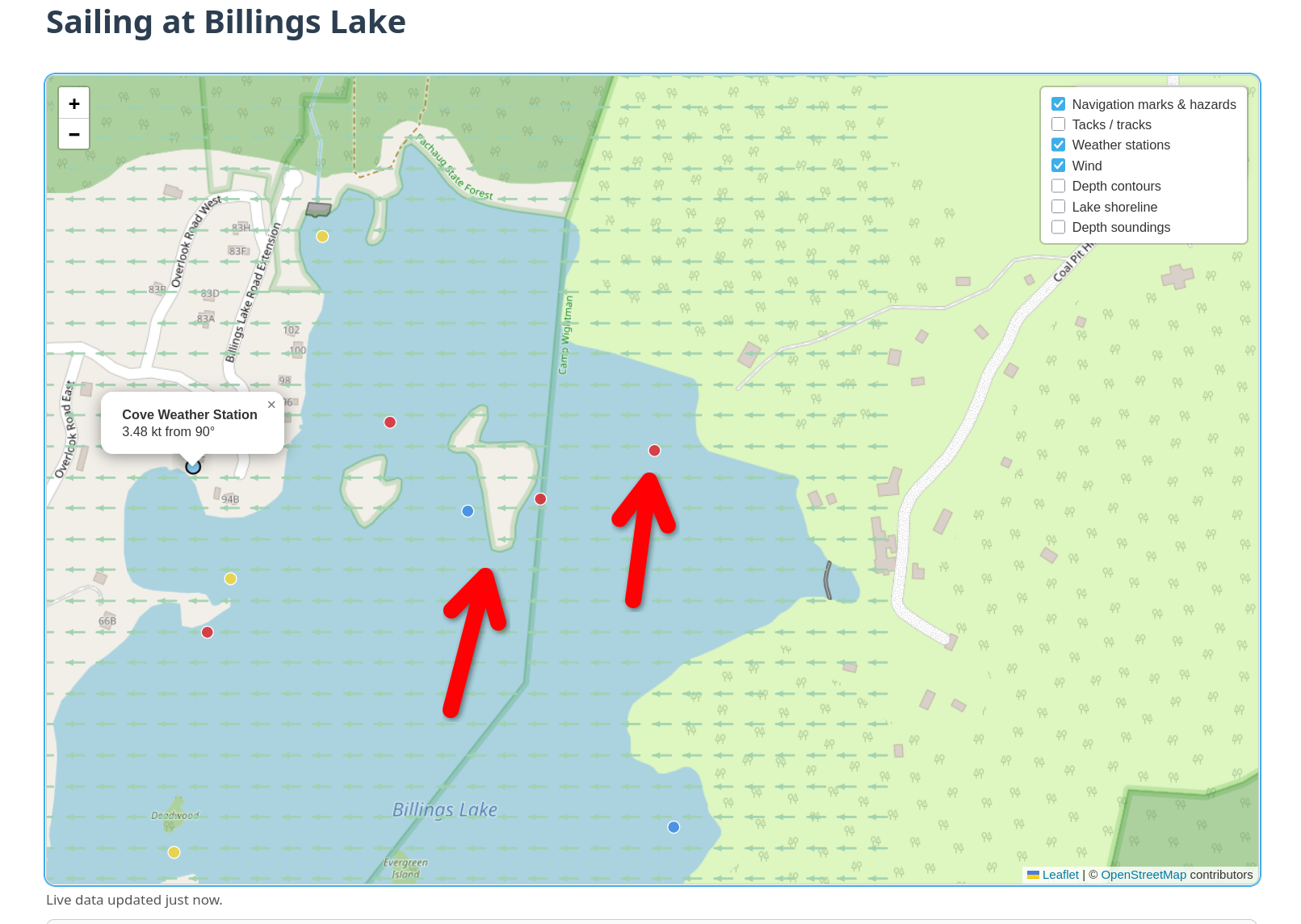Annotated map